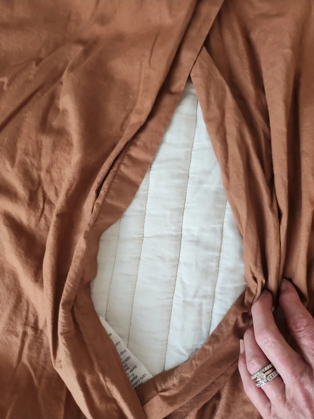 New West Elm Linen Shams - King